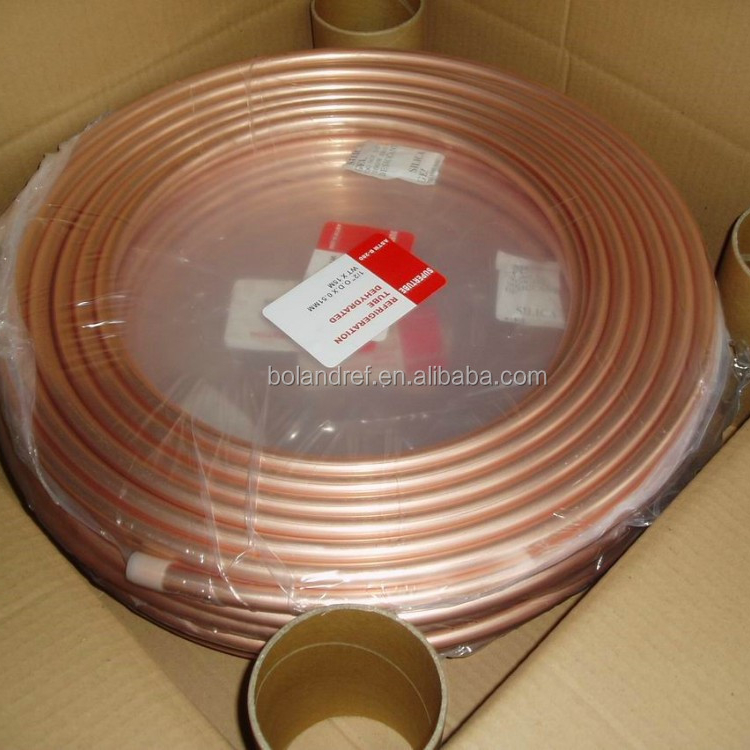 99.9% Purity copper pipe Air Conditioner Copper Coil Pancake , coil copper pipes