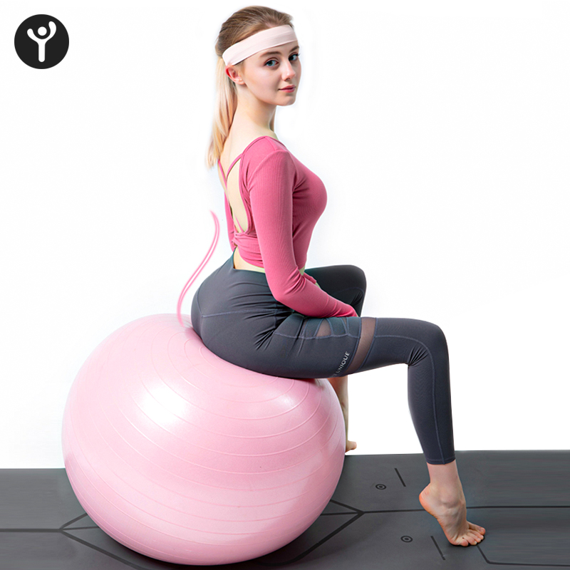 Eco Friendly Exercise Equipment Gym Exercise Balance PVC Yoga Ball for Office & Home & Gym
