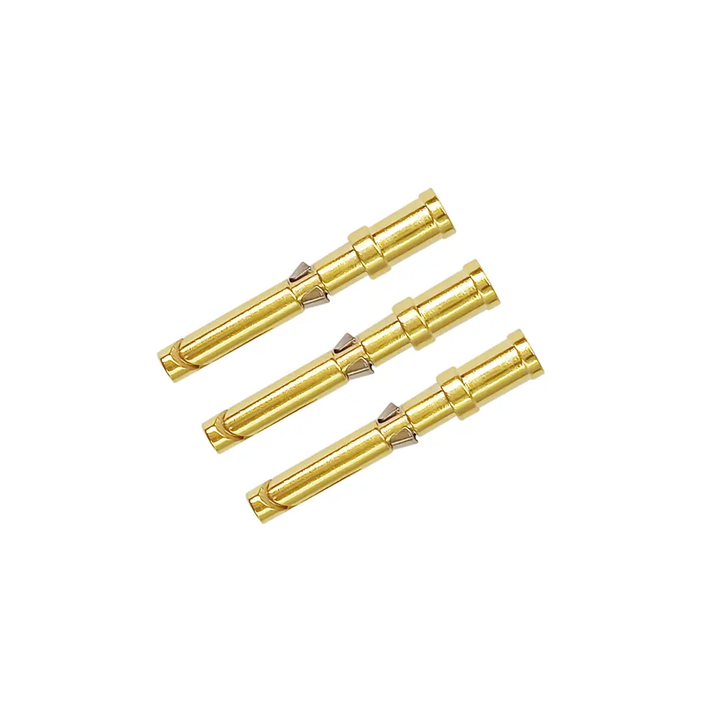 10 AMP Gold Plated Female Crimp Contacts CDGF For HD HDD HM HK HQ Heavy Duty Connectors