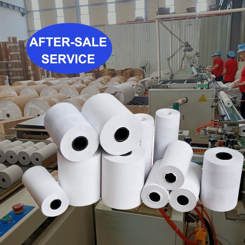 80 x 60 57x40mm pos paper cash register receipt printer thermal paper rolls used for supermarket