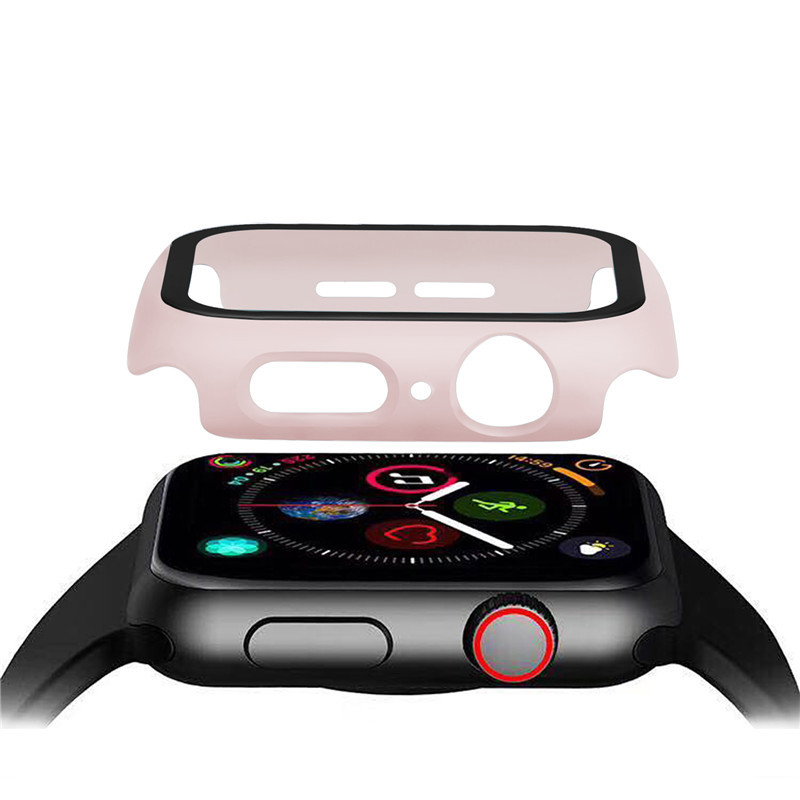 Чехол для Apple Watch, жесткая Защитная крышка для экрана из поликарбоната, тонкий защелкивающийся бампер с защитой от царапин для iWatch