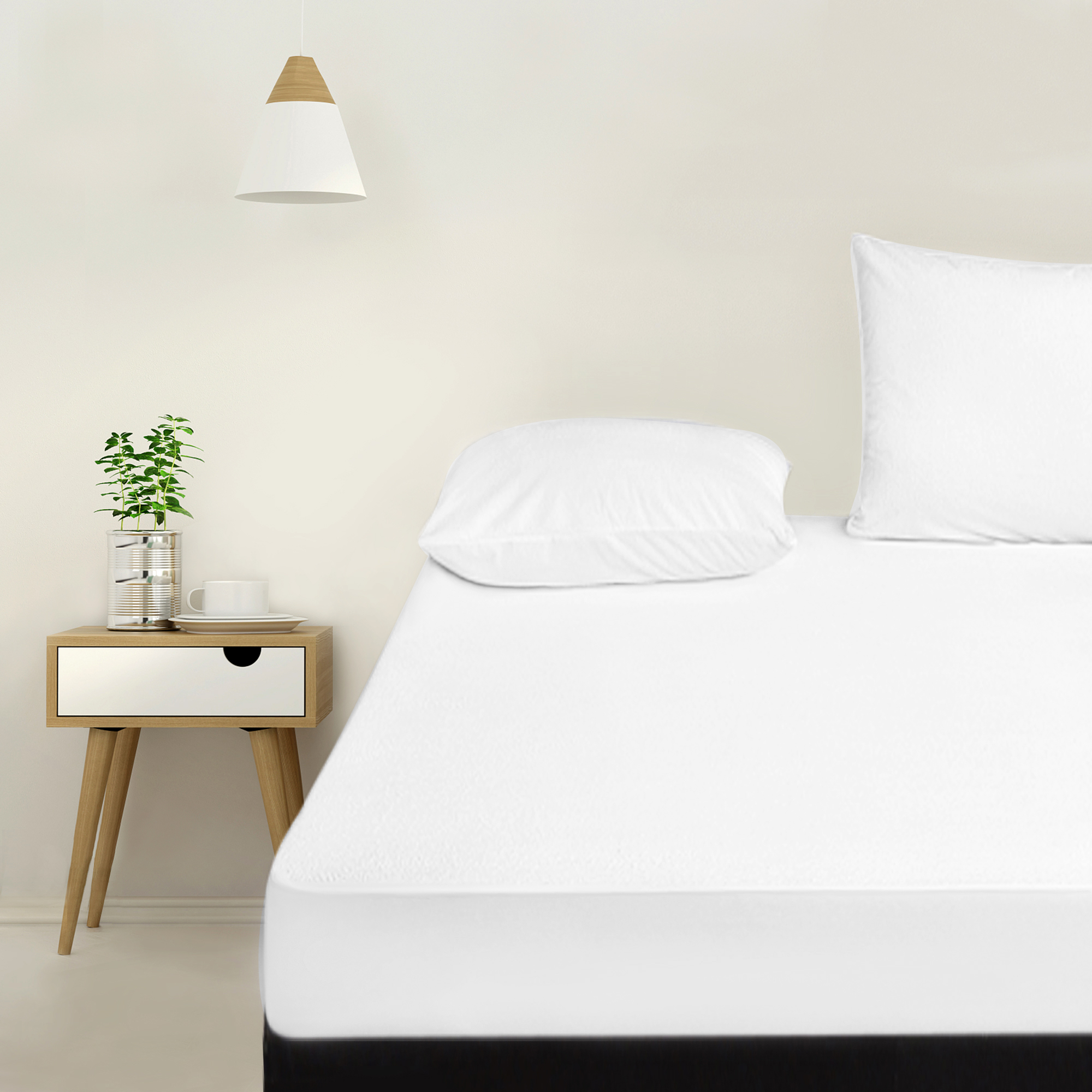 Season new style cotton terry cloth mattress protector waterproof king size home use
