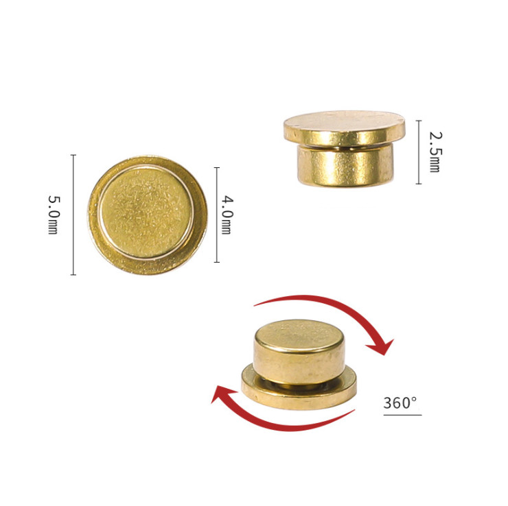 Manicure rotary bearing jewelry copper parts high-speed spinning gyro diy nail bearing