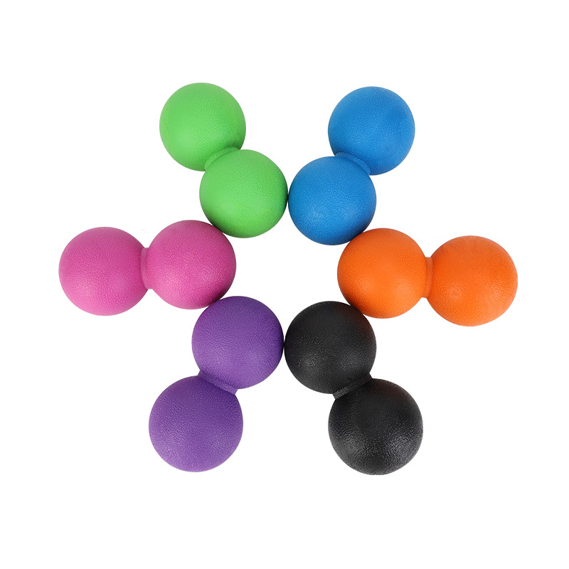 TPE Eco-friendly Single Double Peanut Lacrosse Massage Balls For Release Point Therapy Yoga Therapy