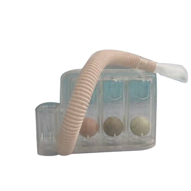 simple 3 ball portable for lung respiratory breathing exerciser spirometer