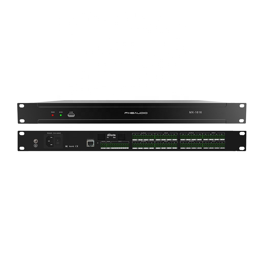 With echo cancellation and Feedback Suppressor 16CH DSP pro audio sound system