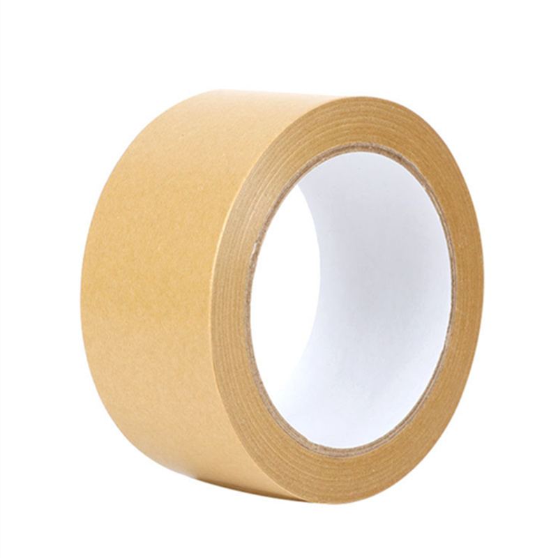 Matte Surface Writable Self Adhesive reinforced kraft tape gum kraft paper packaging adhesive tape