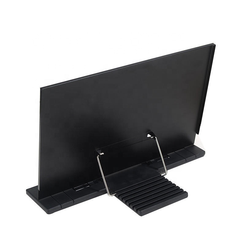 Book Stand Frame Reading Desk Holder with 7 Tilt Grooves metal book stand holder