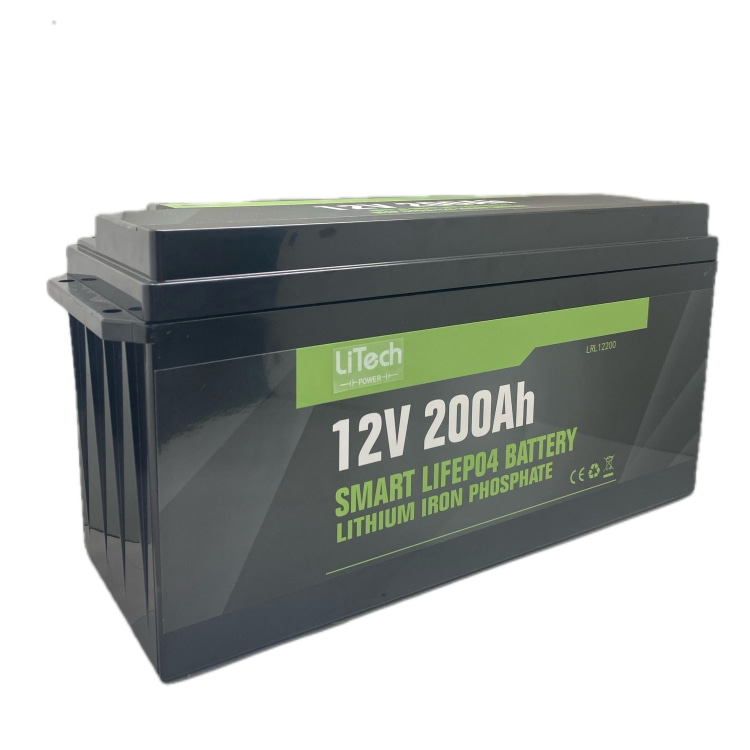 LiTech мощность LiFePo4 4S 12V/12,8 V 200Ah литий-железо-фосфатных аккумуляторов и литий-железо-фосфатный падение-в аккумуляторная батарея для зарядки Ноута и сотового телефона солнечной энергии аккумуляторной Батареи AKKU