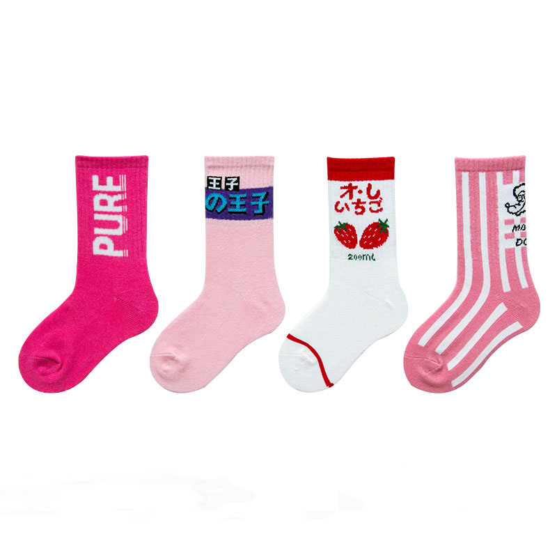 Wholesale cheap popular cute autumn and winter breathable cotton children's socks