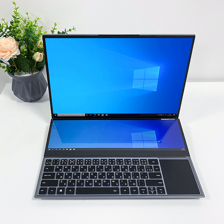 Ноутбук core i7 двойной 16 "+ 14" для ноутбука с регулируемой высотой, 1920x1280 последняя модель ноутбука и цена