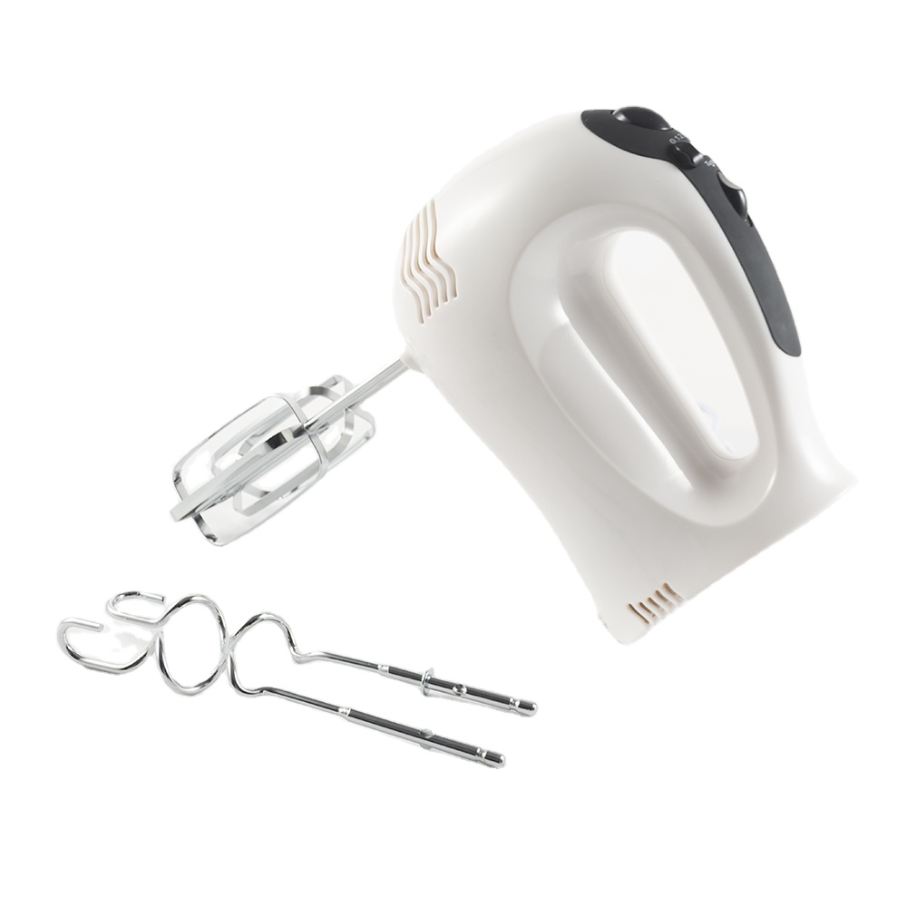 300W low noise 5 speed setting plus Turbo button hand held mixer