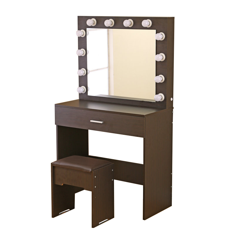 Bedroom furniture with stool and dressing table