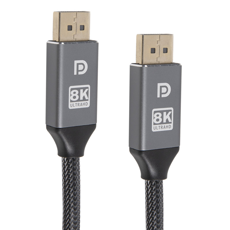 Кабель DisplayPort 8K 3 фута Ultra HD DisplayPort 1,4 кабель с нейлоновой оплеткой, разрешение 7680x4320, 8K @ 60 Гц, 32,4 Гбит/с