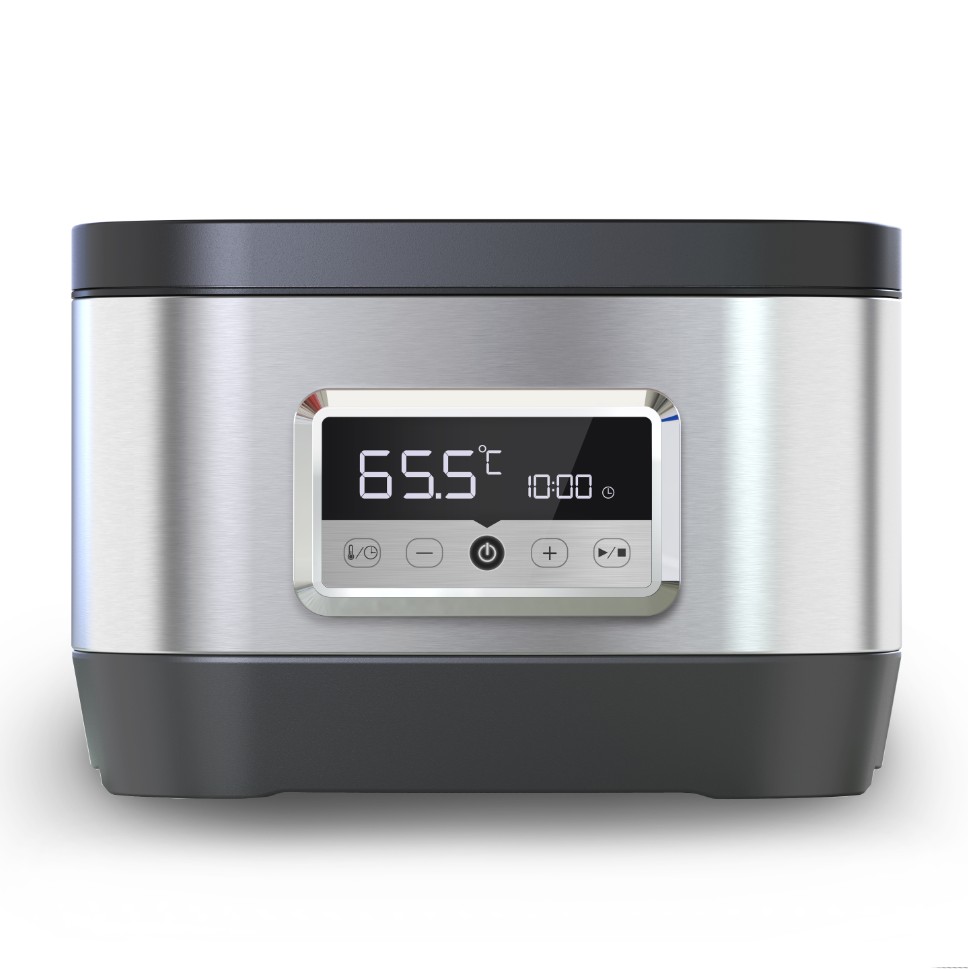 Slow Cooker LED Steel Glass Stainless Power Tempered Household Sous Vide Machine