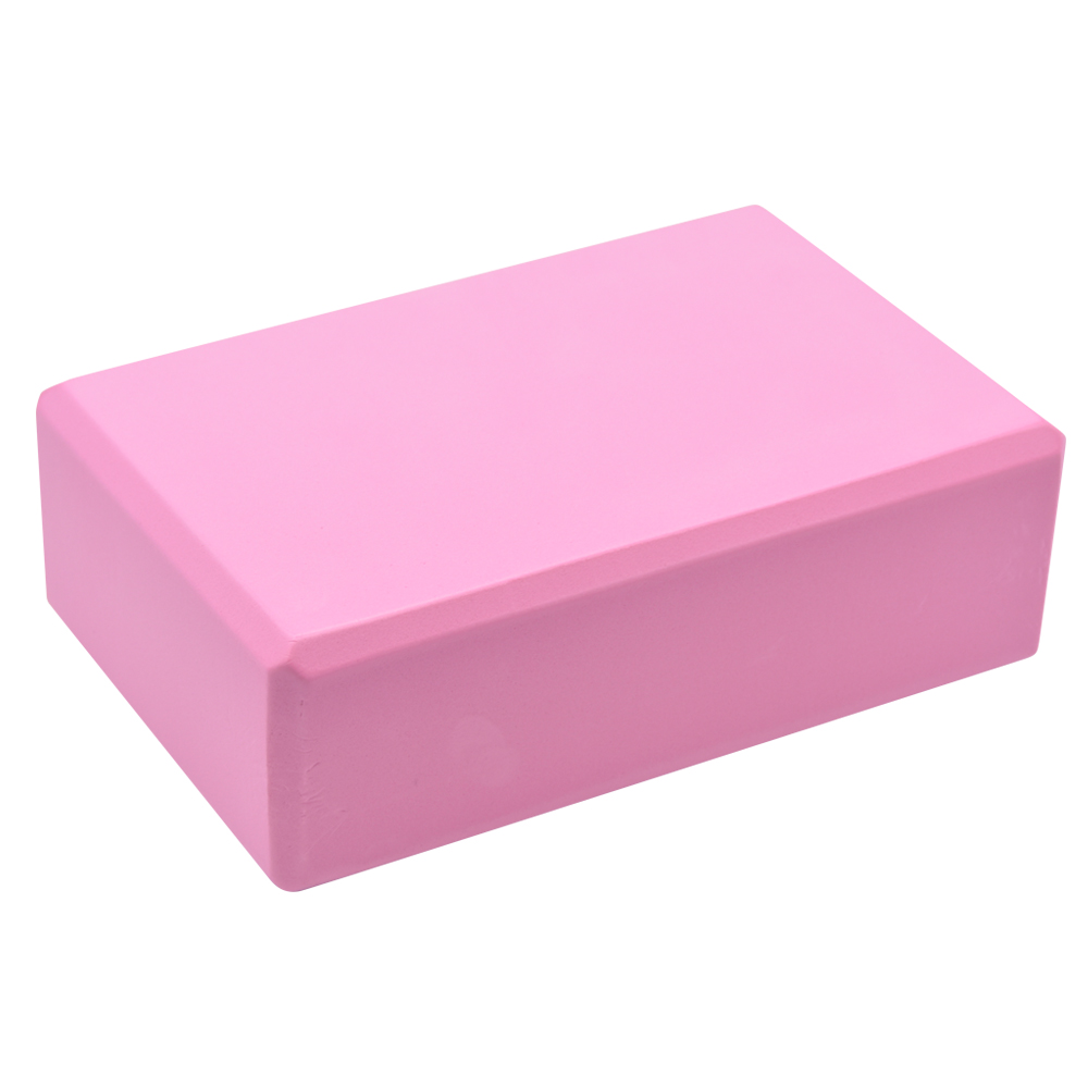 Fitness Premium pink yoga blocks eva eco friendly foam material is non-slip and effectively resists moisture