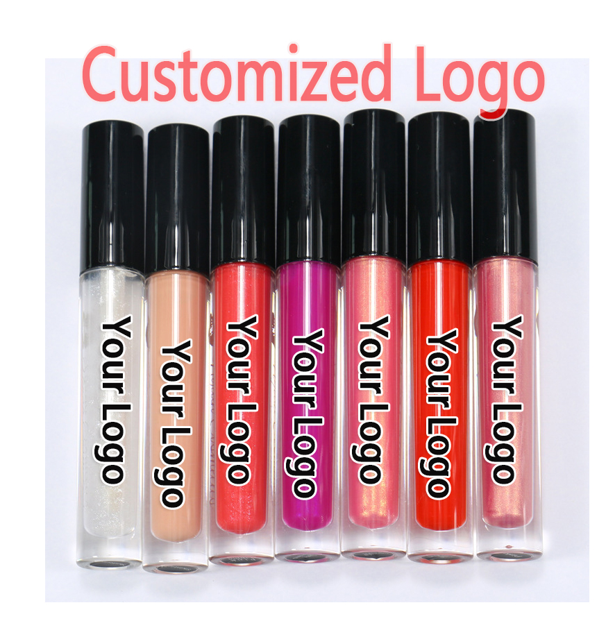 2021 low moq in stock Wholesale new product Private No Label Vendor Nude Clear Custom Vegan Empty Tube Container Lip Gloss Tubes