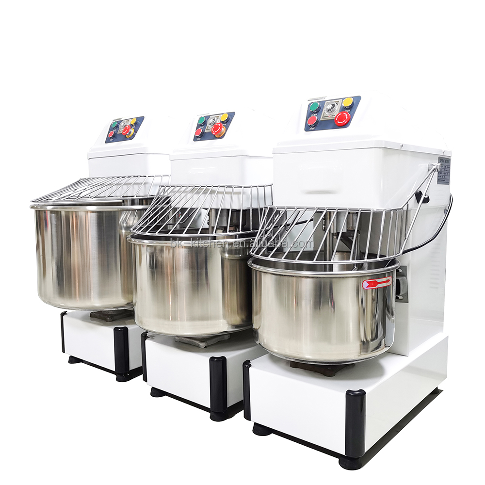 2021 High Quality Food Horizontal Ribbon Speed Head Lifted Bread Spiral Dought Mixer Machine