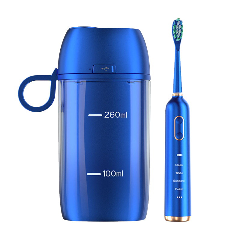 Smart Electric Toothbrush Kit Sonic Toothbrush with Travel Case & Bonus Replacement Brush Head