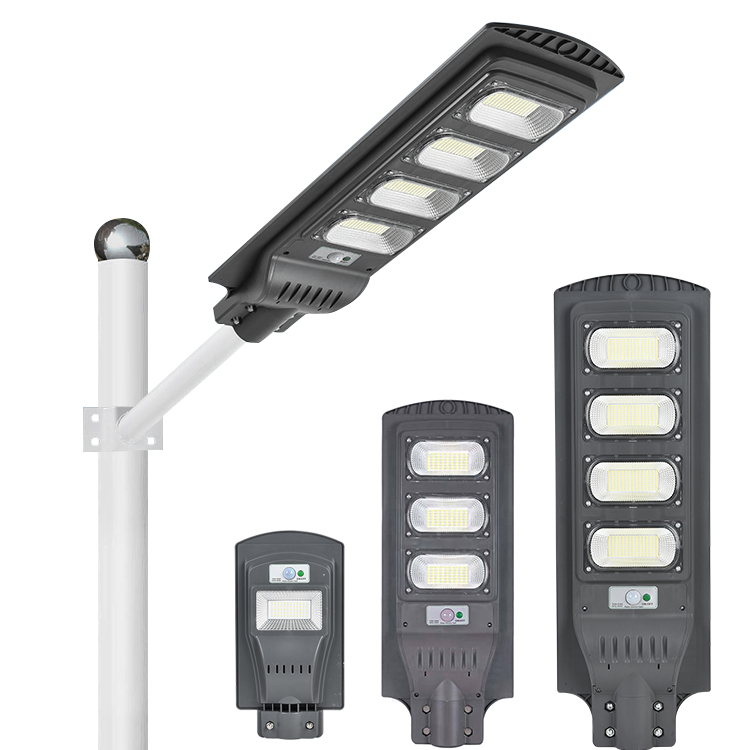 Waterproof Solar Street Lamps Farola Solar Lampadaire Solaire Integrated Abs Outdoor All In One Solar Led Street Light