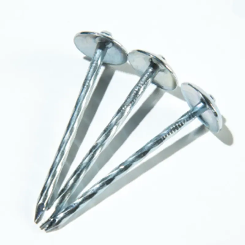 Umbrella Head Roofing Nails/Corrugated Nails Galvanized Twisted Shank