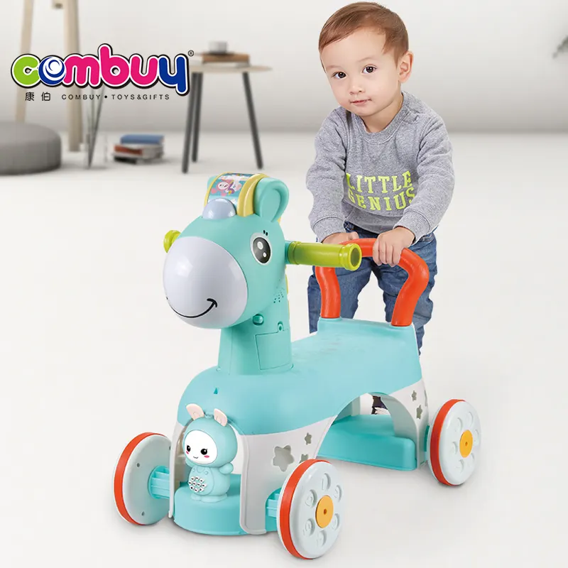 Toddler Pony Ride On Car Trolley Music Baby Activity Walker