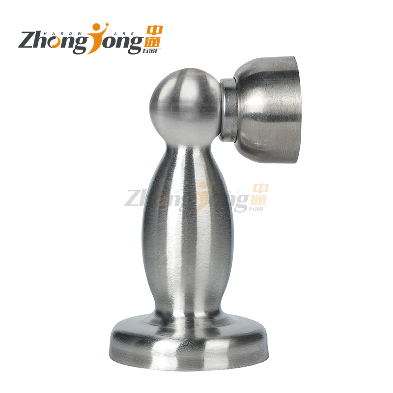 Factory Direct Sales Dust Stoppers Wall Protector Bottom Stainless Steel Holder Draft Strong Magnetism Magnetic Door Stopper