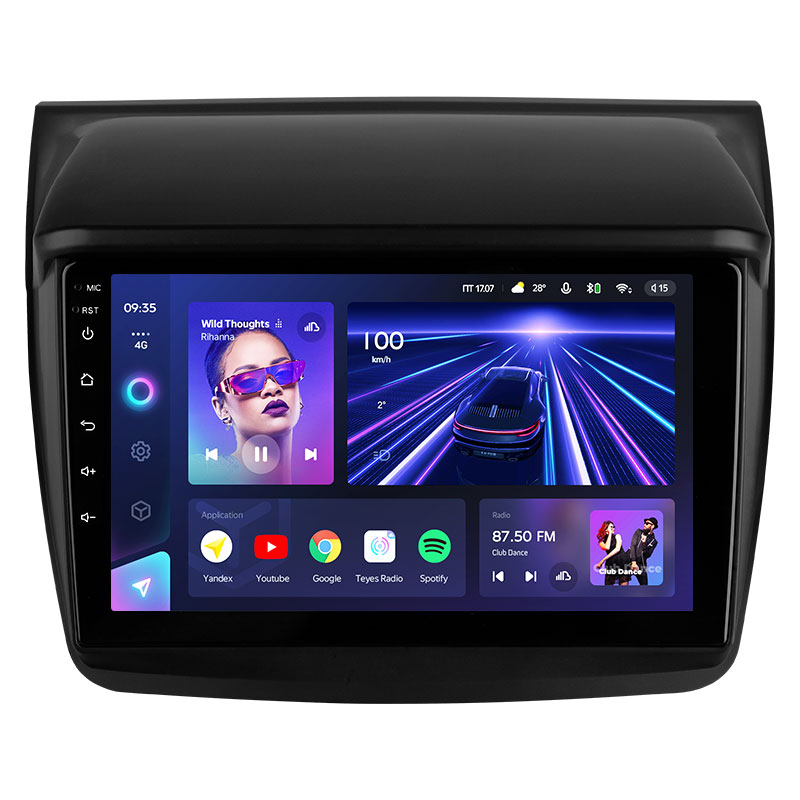 Автомагнитола TEYES CC3 для Mitsubishi Pajero Sport 2 L200 Triton 2008-2016, стерео, 2 din, dvd