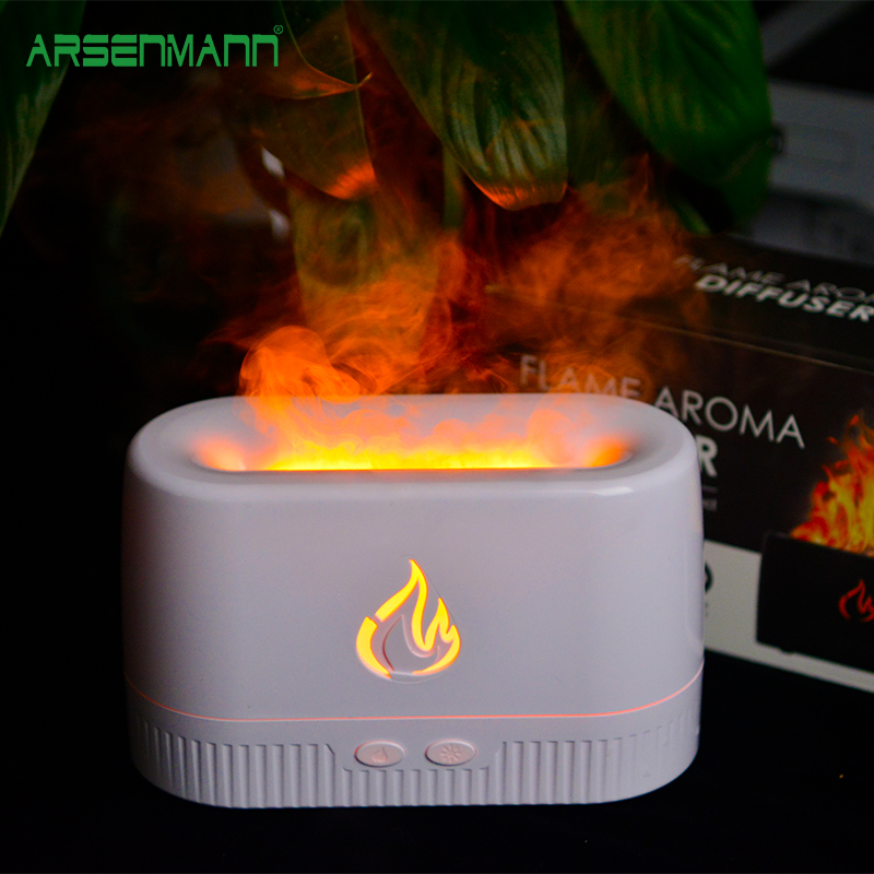 Увлажнитель для ароматерапии Flame, диффузор эфирных масел, большой дым, можно использовать для дома и офиса, новый, 2022 г.