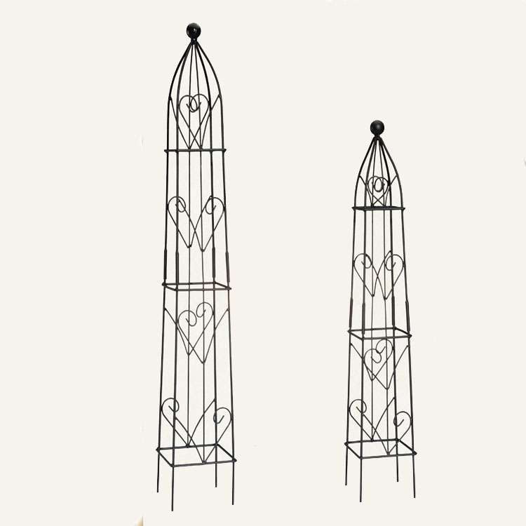 НОВЕЙШИЙ МЕТАЛЛИЧЕСКИЙ садовый Obelisk Trellis прочный металлический садовый помощник для альпинизма растений