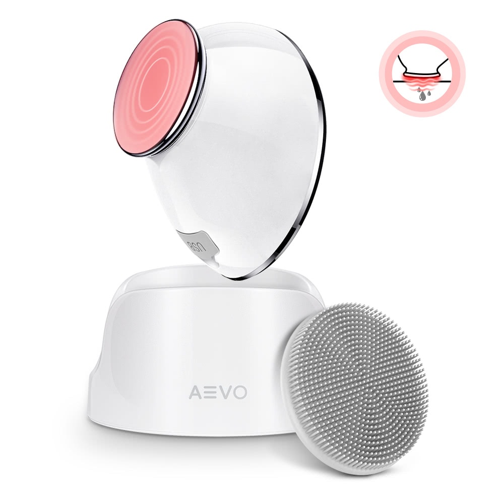 AEVO 6X более глубокое очищение 2 в 1 многофункциональная Съемная силиконовая щетка для отшелушивания кожи лица