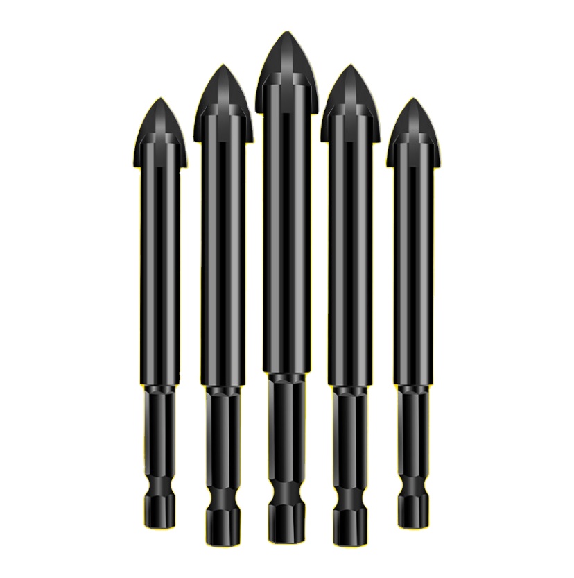 Dropshipping Shopify Top Seller Four-blade Triangle Drill Bit Tile Wall Drill 5p/set Efficient Universal Drilling Tool