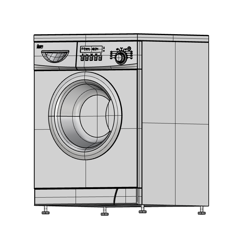 Home Appliance Design Washing Machine Design 3D modeling of washing machine Product design One-stop product development