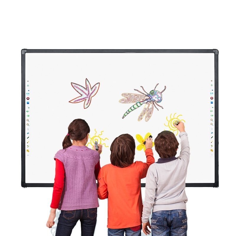 pizarra inteligente infrarrojos multi touch pizarra interactiva del fabricante de China con precio promocional para la escuela