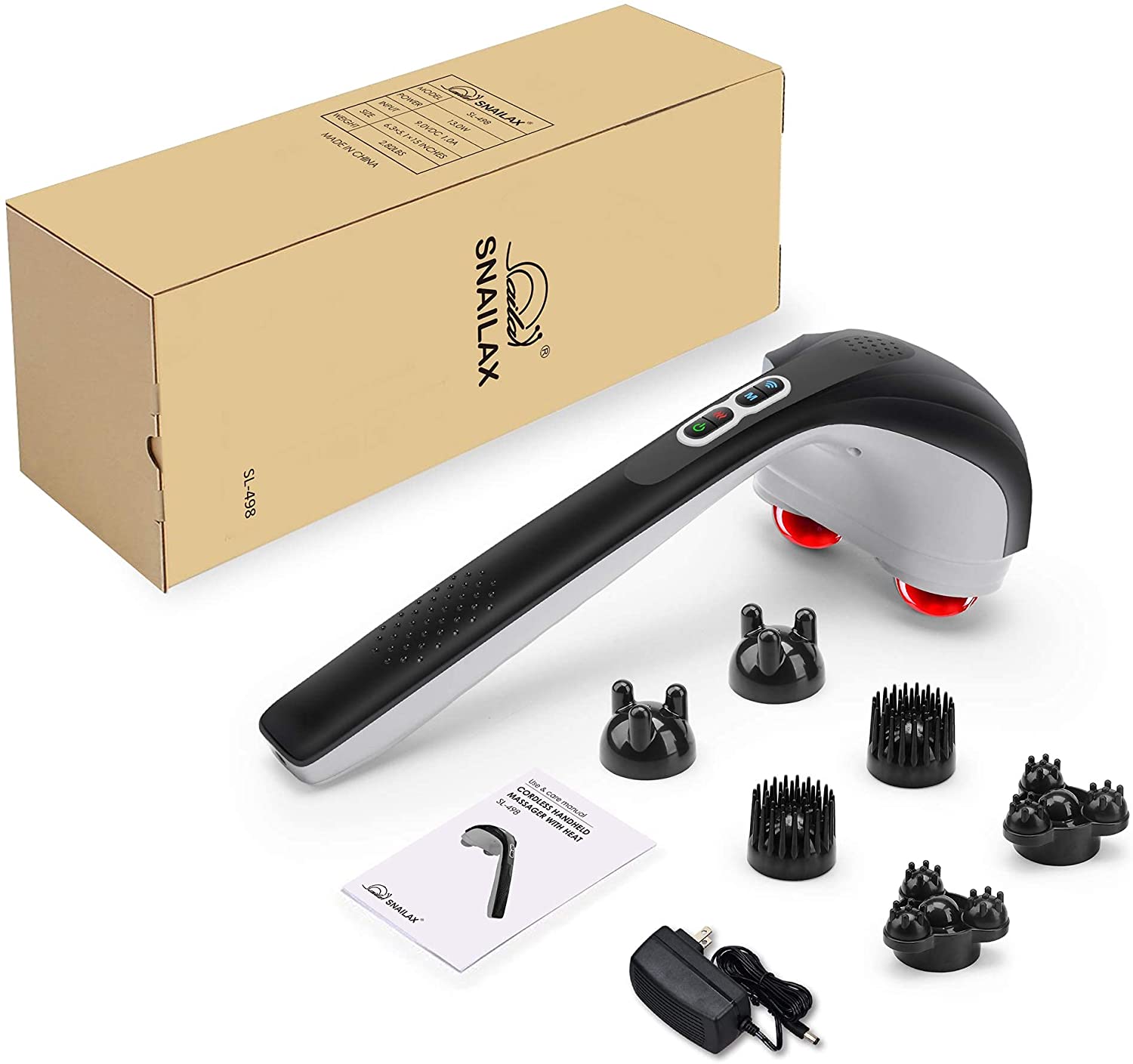 Nowcozy Heating Vibration massager machine handheld back massager with Strong vibrating for body massage