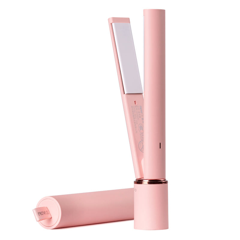 Professional 2 in 1 Mini Hair Straightener Flatirons Ceramic Flat Iron Cordless Usb Electronic Hair Curling Straightener
