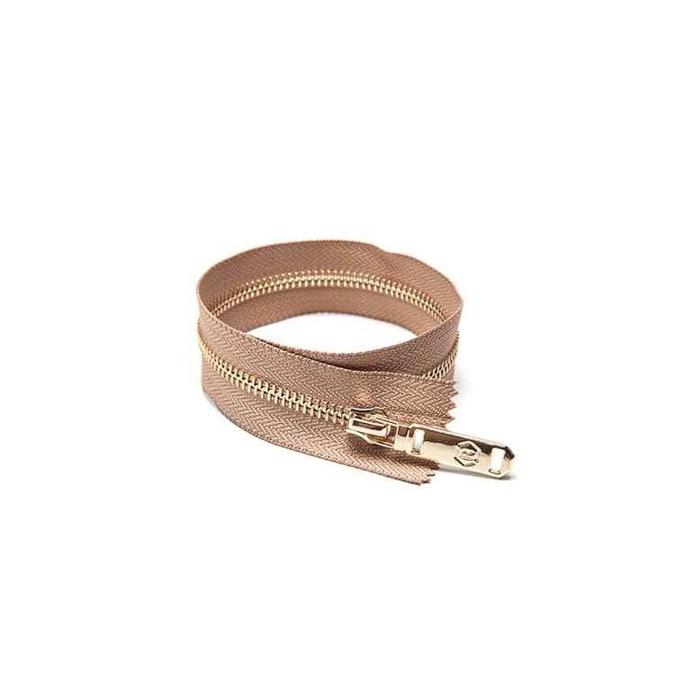 High Quality Open End Gun Jacket Zipper Pink Metal Zipper For Garment And Home Textile