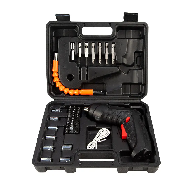 3.5N/m Max Torque Electric Rotatable 3.6V Working Voltage 1800mAh Capacity 47PCS Rechargeable Electric Screwdriver and Bits Set