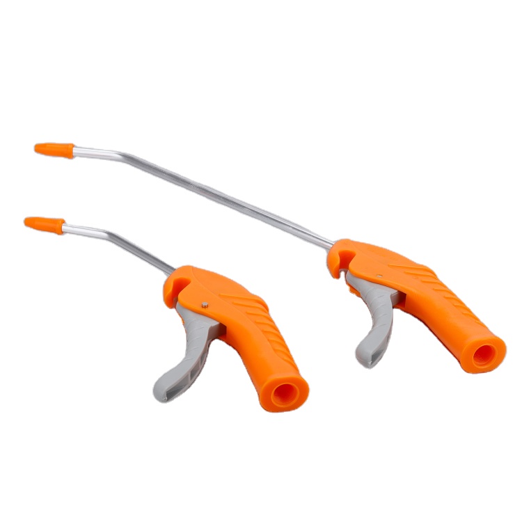 Plastic Pneumatic Spray Gun Tools with Removable Rubber Tip for Industrial Compressed Cleaning Air Blowing Dust Gun