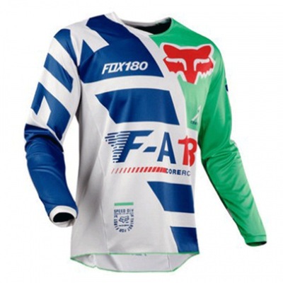 Cycling wear long sleeve top men's summer short sleeve mountain bike cross country motorcycle wear cool mesh motocross jersey