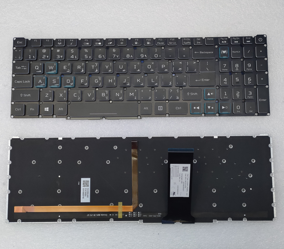 Оригинальный Новый арабском языке для Acer HELIOS 300 PH315-52 PH317-51 PH317 PT515-51 ноутбук клавиатура с подсветкой PK1333H1A02 TDH3343