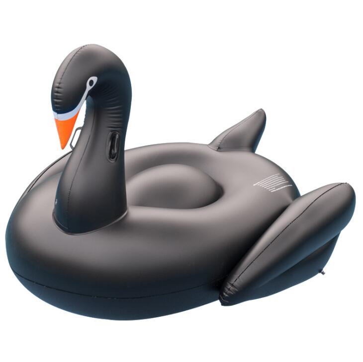 Summer swim pool Water sports air mattress Water party Toy Large Pvc swimming Tube Rider island Floats Swan for adult