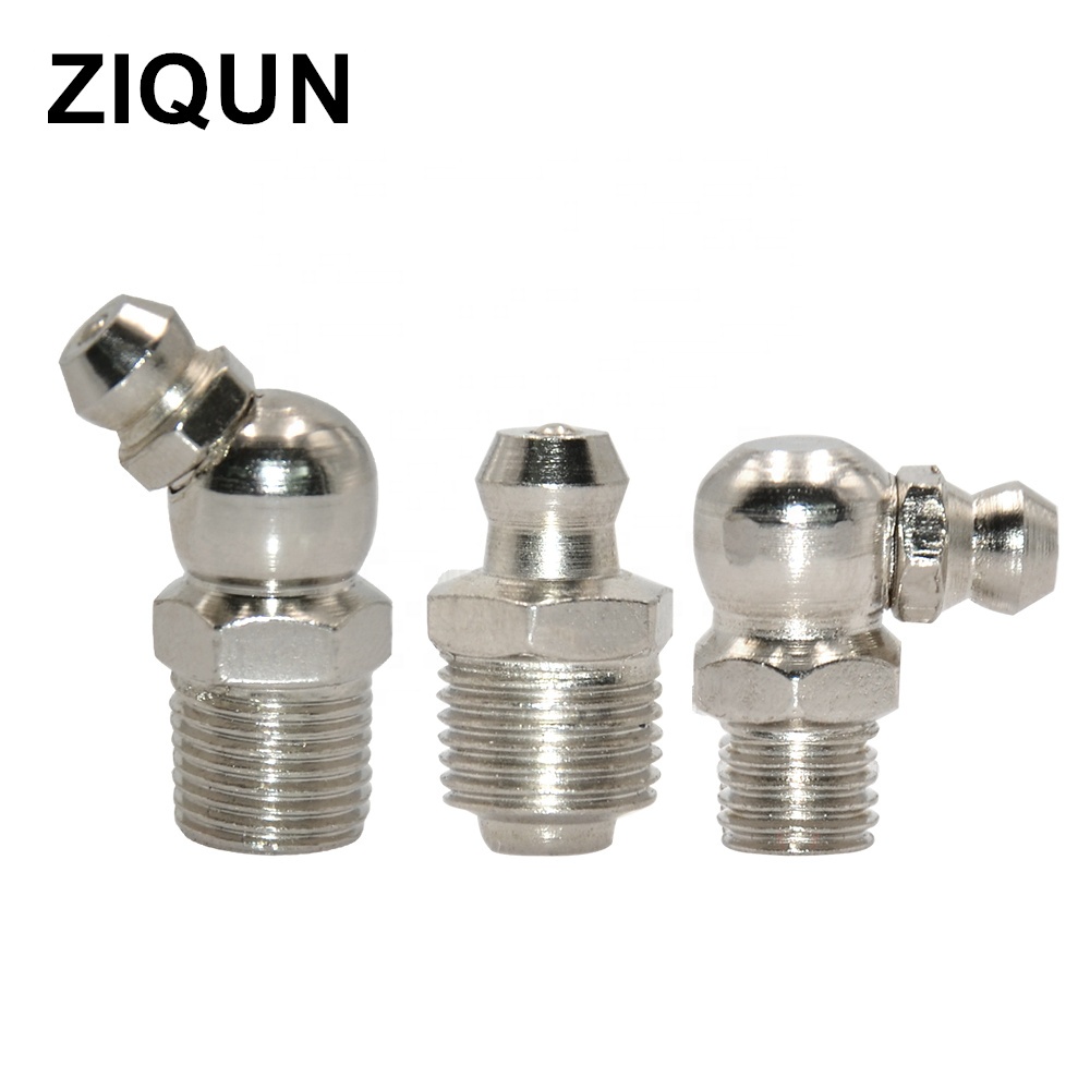 ZIQUN Hydraulic Grease Fittings SAE & Metric Grease Fitting Grease Gun Perfect for Replacing Missing or Broken Zerk Fitting