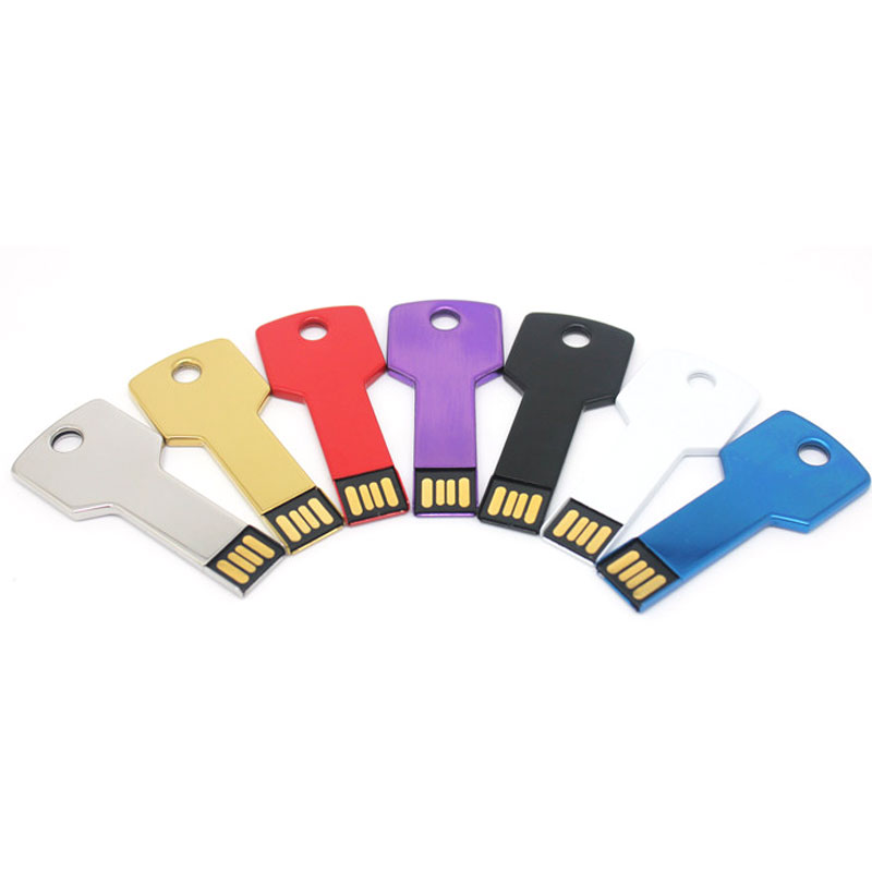 OEM изготовленный на заказ металл USB ключ формы флэш-накопитель 8 Гб 16 Гб оперативной памяти, 32 Гб встроенной памяти, поддержка 2,0 флеш-память USB Стик
