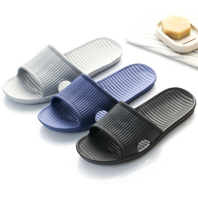 Factory Wholesa Customized Color EVA Hotel Bathroom Slippers Simple Indoor Non-slip Couples Shower Home Soft Soled Slippers