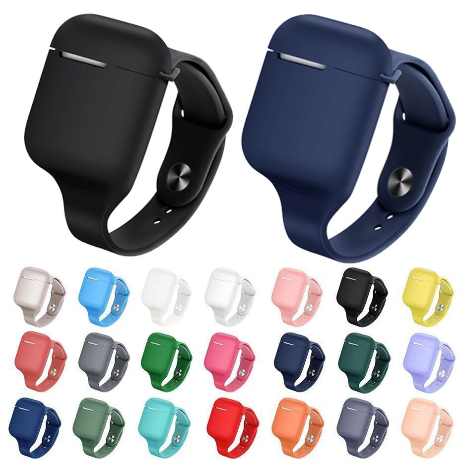 Спортивная сумка IVANHOE для наушников для бега, футляр для AirPods 1 2, ремешок для наручных часов, чехлы для беспроводных наушников, чехол для Apple AirPods 2