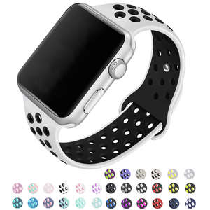 Luxury silicone iwatch 6 sport band for Apple watch band strap silicone sports series 6 38mm 42mm 44mm for men women custom