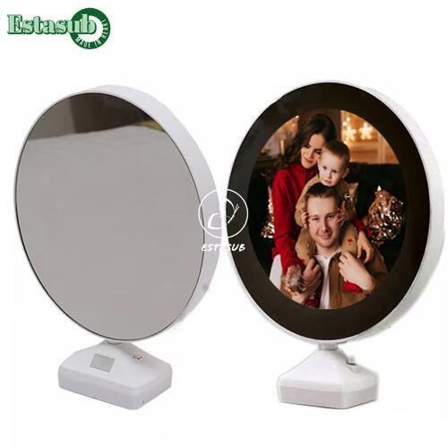 Индивидуальный Логотип Diy Led Light Magic Mirror фоторамка для сублимации