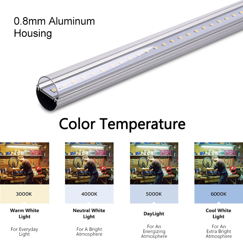 Lonyung G13 Led tubes Indoor Shop Aluminum 2835smd 5000k Daylight 60cm 120cm 2ft 4ft 8ft 20w 40w T8 Led tube Light