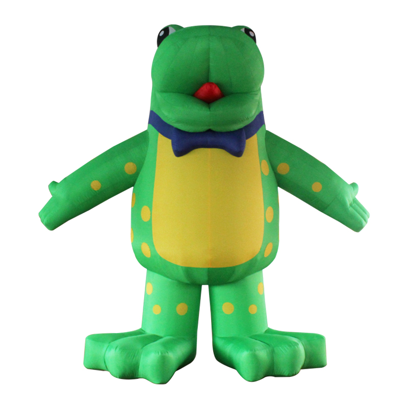 custom model advertising inflatables toy animal costume cartoon man door bow for school child player custom model